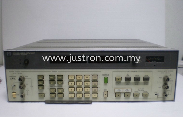 HP 8903B Audio Analyzer HP Johor Bahru, JB, Malaysia Supply Supplier Suppliers | Justron Technology Sdn Bhd