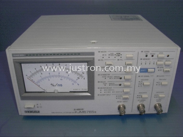 Kikusui KJM6765S Jitter Meter Kikusui Johor Bahru, JB, Malaysia Supply Supplier Suppliers | Justron Technology Sdn Bhd