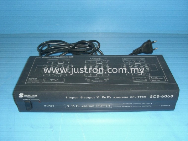 Sound Tech SCS-6068 Splitter Sound Tech Johor Bahru, JB, Malaysia Supply Supplier Suppliers | Justron Technology Sdn Bhd