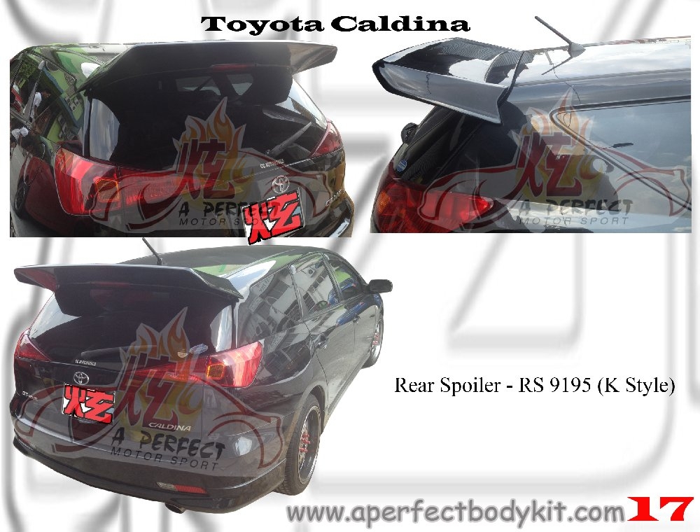 Toyota Caldina K Style Rear Spoiler Caldina Toyota Body Kits A Perfect Motor Sport