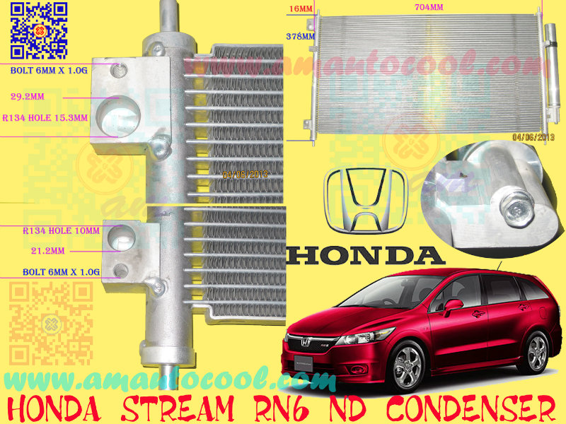 (CLC)  Honda Stream  RN6 ND Condenser