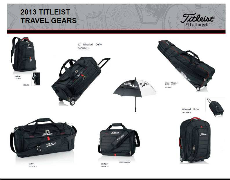 Titleist Travel Gears