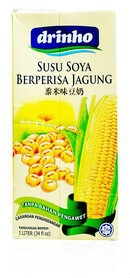 Drinho Soya Milk Corn Flavour_1 liter Drinho 1 Litre Pack - 1 litre Johor, Kulai, Malaysia Supply Supplier Suppliers | NJ Nature Juice Sdn Bhd