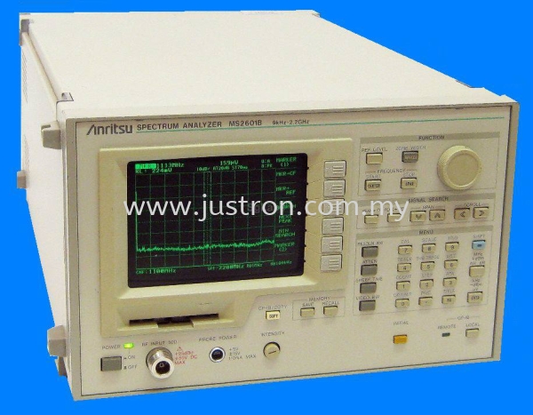 Anritsu MS2601B Spectrum Analyzer Anritsu Johor Bahru, JB, Malaysia Supply Supplier Suppliers | Justron Technology Sdn Bhd