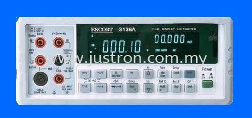 Escort 3136A Dual Display Multimeter Escort Johor Bahru, JB, Malaysia Supply Supplier Suppliers | Justron Technology Sdn Bhd