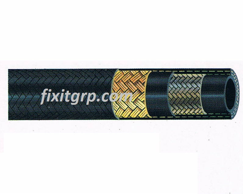 Textile Cover Single Wire Braid Hose