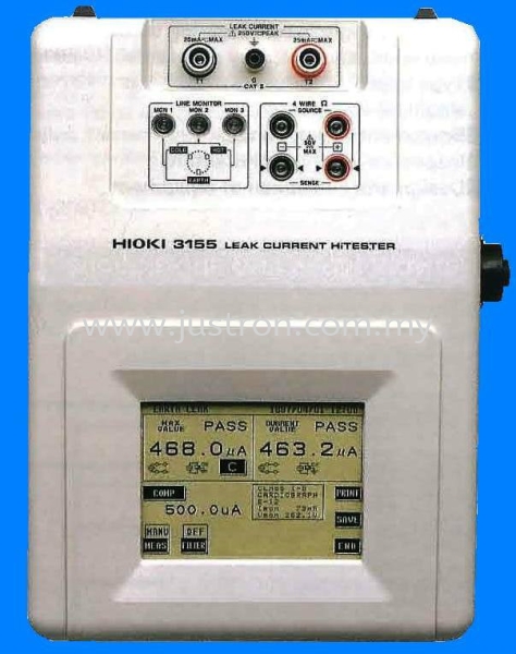 Hioki 3155 Leak Current HiTester Hioki Johor Bahru, JB, Malaysia Supply Supplier Suppliers | Justron Technology Sdn Bhd