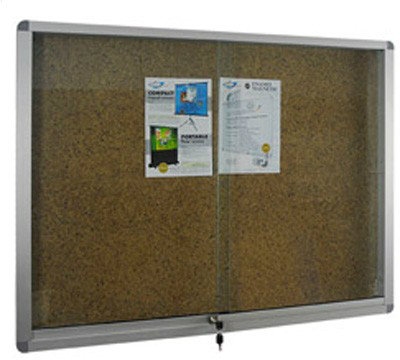 Stick on Notice Board With Aluminium Frame Cabinet Aluminium Frame Stick On Notice Board With Slising Glass  Notice Board Kuala Lumpur, KL, Malaysia Supply Supplier Suppliers | Primac Sdn Bhd