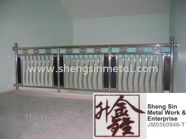SSH 008 Handrail Stainless Steel Johor Bahru, JB, Skudai, ɽ Design, Installation, Supply | Sheng Sin Metal Work & Enterprise