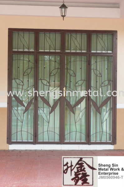 WBSOD 005 Both Side Open Door Wrought Iron Johor Bahru, JB, Skudai, ɽ Design, Installation, Supply | Sheng Sin Metal Work & Enterprise