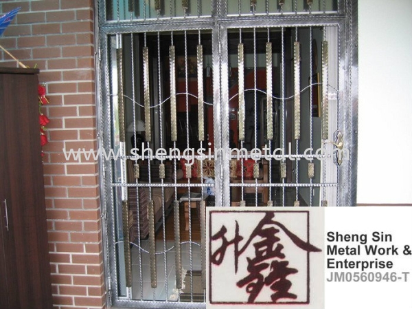 WBSOD 030 Both Side Open Door Wrought Iron Johor Bahru, JB, Skudai, 仟表 Design, Installation, Supply | Sheng Sin Metal Work & Enterprise