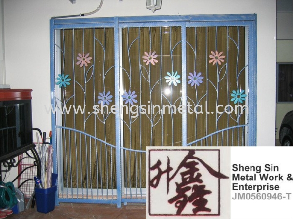 SDD 21 Sliding Door Wrought Iron Johor Bahru, JB, Skudai, ɽ Design, Installation, Supply | Sheng Sin Metal Work & Enterprise