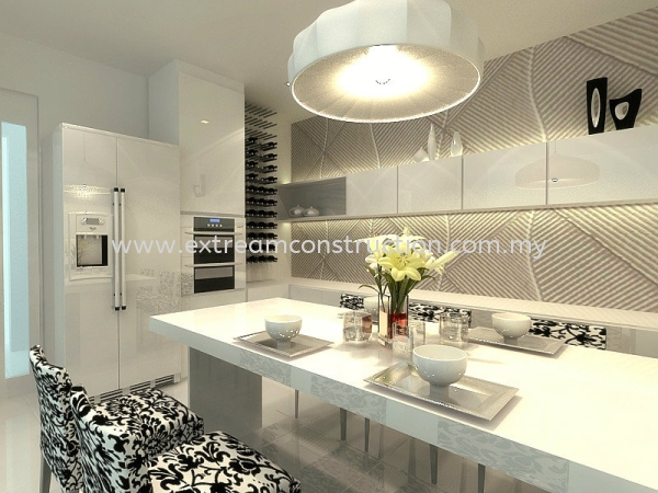  Taman Saleng Dry Kitchen Design Johor Bahru JB Malaysia Interior Design, Exterior Design, Construction, Renovation | Extream Home Decor Sdn Bhd