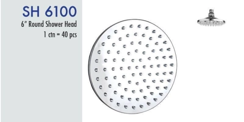 6" ROUND SHOWER HEAD