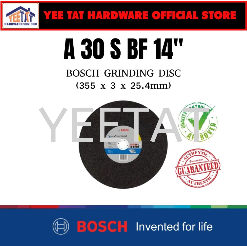 [ BOSCH ] CUTTING DISC For Heavy Metal 355mm x 3mm x 25.4mm (2608619276)