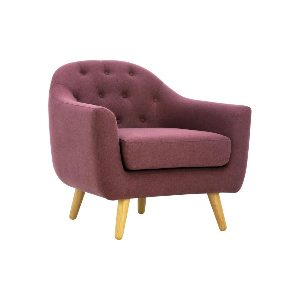 Senku 1 Seater Sofa - Pink