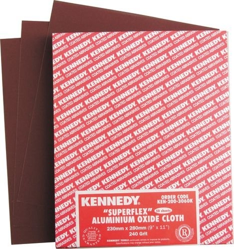 Abrasive Sheets, Aluminium Oxide Cloth 230mm x 280mm P150, KEN2003090K Aluminium Oxide Cloth Kennedy Johor Bahru (JB), Malaysia, Desa Cemerlang Supplier, Suppliers, Supply, Supplies | Brilliance Trading Sdn Bhd