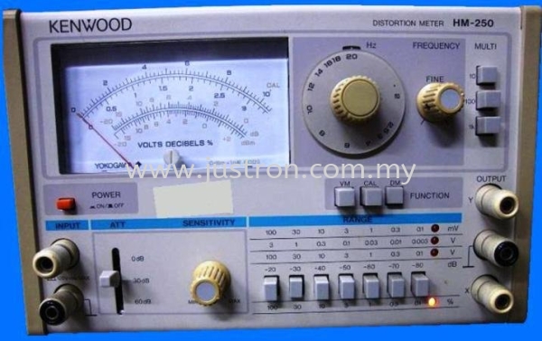 Kenwood HM-250 Distortion Meter Kenwood Johor Bahru, JB, Malaysia Supply Supplier Suppliers | Justron Technology Sdn Bhd