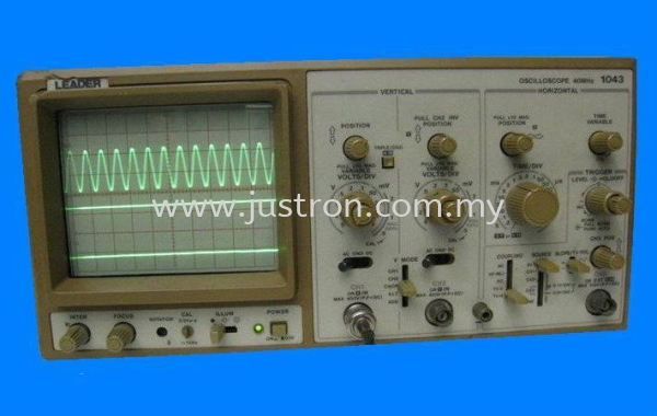 Leader 1043 Oscilloscope Leader Johor Bahru, JB, Malaysia Supply Supplier Suppliers | Justron Technology Sdn Bhd