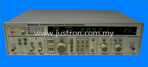 Leader LSG-215A Signal Generator Leader Johor Bahru, JB, Malaysia Supply Supplier Suppliers | Justron Technology Sdn Bhd