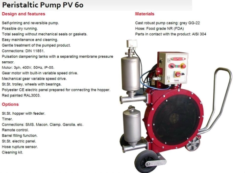 Peristaltic Pump PV 60