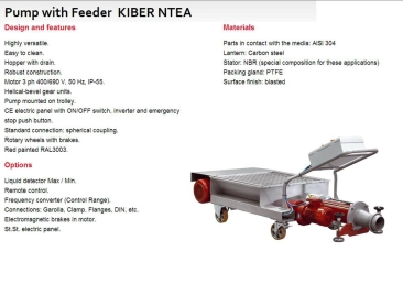 Pump with Feeder KIBER NTEA