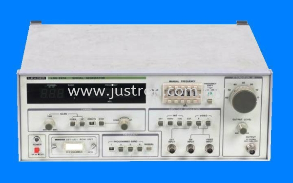 Leader LSG-221A Signal Generator Leader Johor Bahru, JB, Malaysia Supply Supplier Suppliers | Justron Technology Sdn Bhd