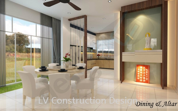  Altar 3D Design Johor Bahru (JB), Malaysia Design | LV Construction Design Sdn Bhd