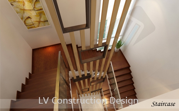  Staircase Design Johor Bahru (JB), Malaysia Design | LV Construction Design Sdn Bhd