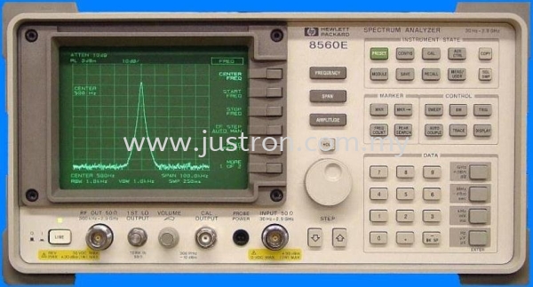 HP 8560E Spectrum Analyzer HP Johor Bahru, JB, Malaysia Supply Supplier Suppliers | Justron Technology Sdn Bhd