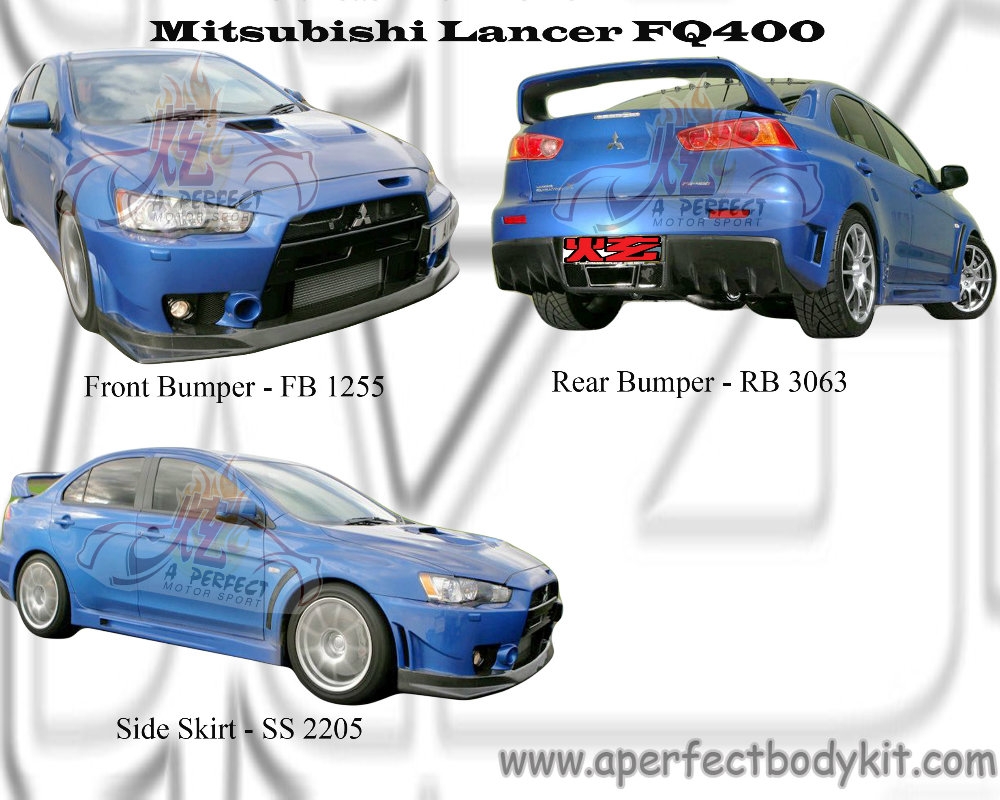 Mitsubishi Lancer EX 2008 FQ400 Bodykits Lancer EX and Evo X