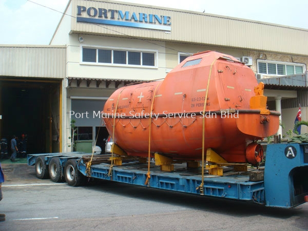 Lifeboat Lifeboat and Rescue Boat Johor Bahru (JB), Malaysia, Selangor, Sarawak, Sabah, Terengganu Supplier, Provider, Supply | Port Marine Safety Services Sdn Bhd