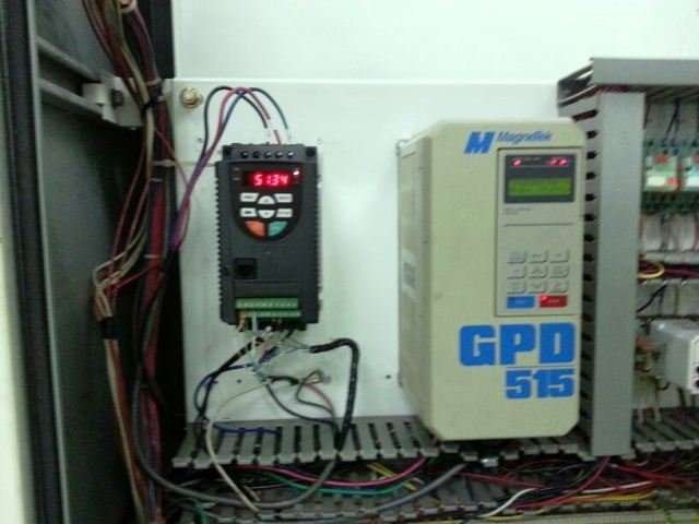 YASKAWA G5 MAGNETEK GPD 515 REPLACE TO MOGEN MORRIS AC DRIVES 