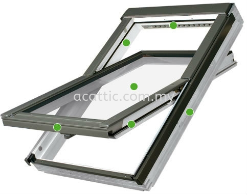 Centre Pivot Window FTU-V U3 Centre Pivot Roof Windows Johor Bahru, JB, Malaysia. Supplies, Suppliers, Supplier | Ac Attic Construction And Trading