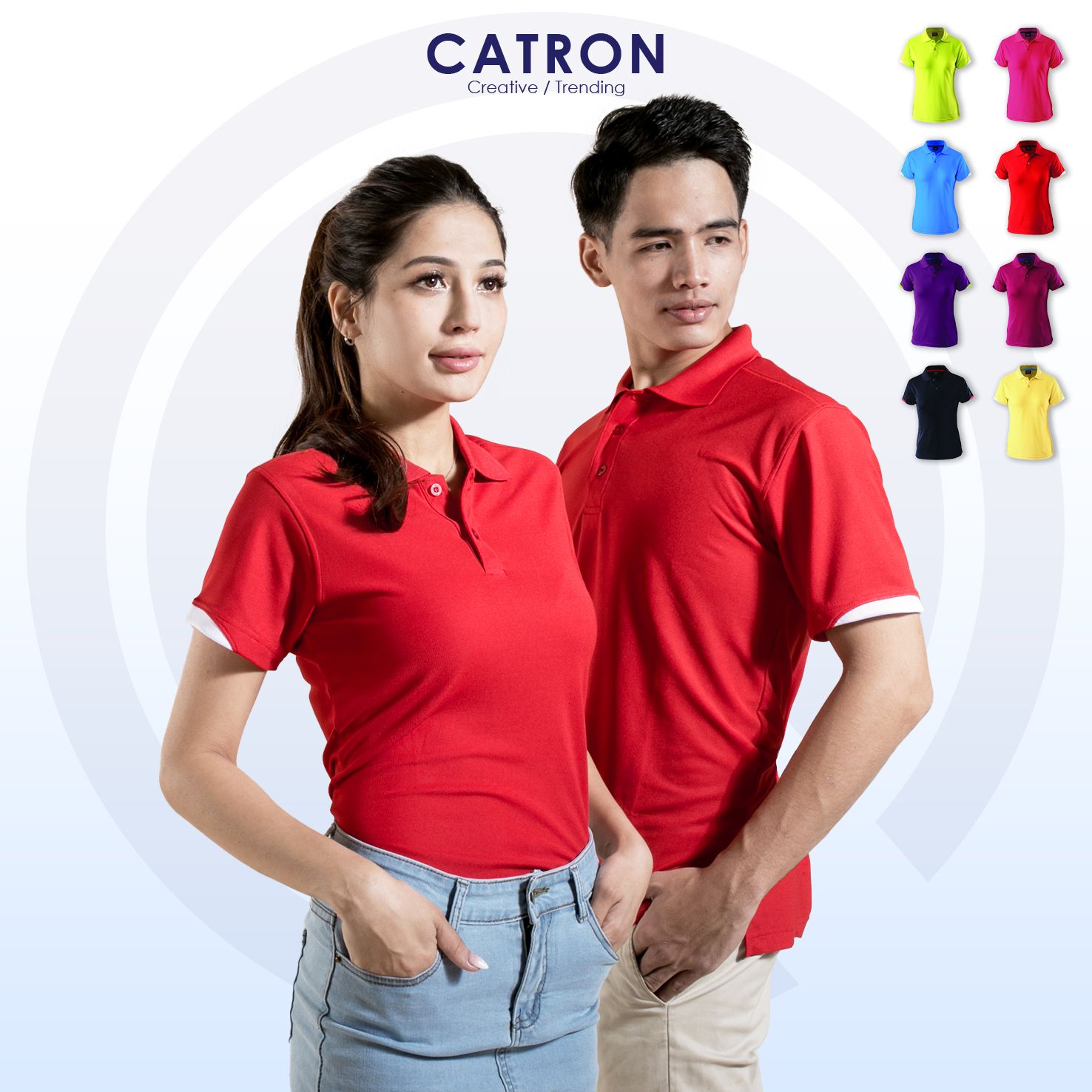 EM 2260 Simple Mini Short Sleeve Collar T-shirt (170gsm)