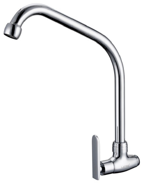 PFH 307 Artemis Series (Spout) Brass Chromed Basin / Sink Cold Tap Cold Tap For Basin & Sink JB Johor Bahru Malaysia Supply Suppliers | Pro-Field Home & Living Sdn Bhd