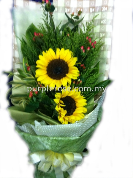 Sunflower/Daisy Bouquet01-You're My Sunhine(SGD40) Sunflowers/Daisy Johor Bahru (JB), Malaysia, Singapore Supply, Supplier, Delivery | Purple Rose Florist & Gifts