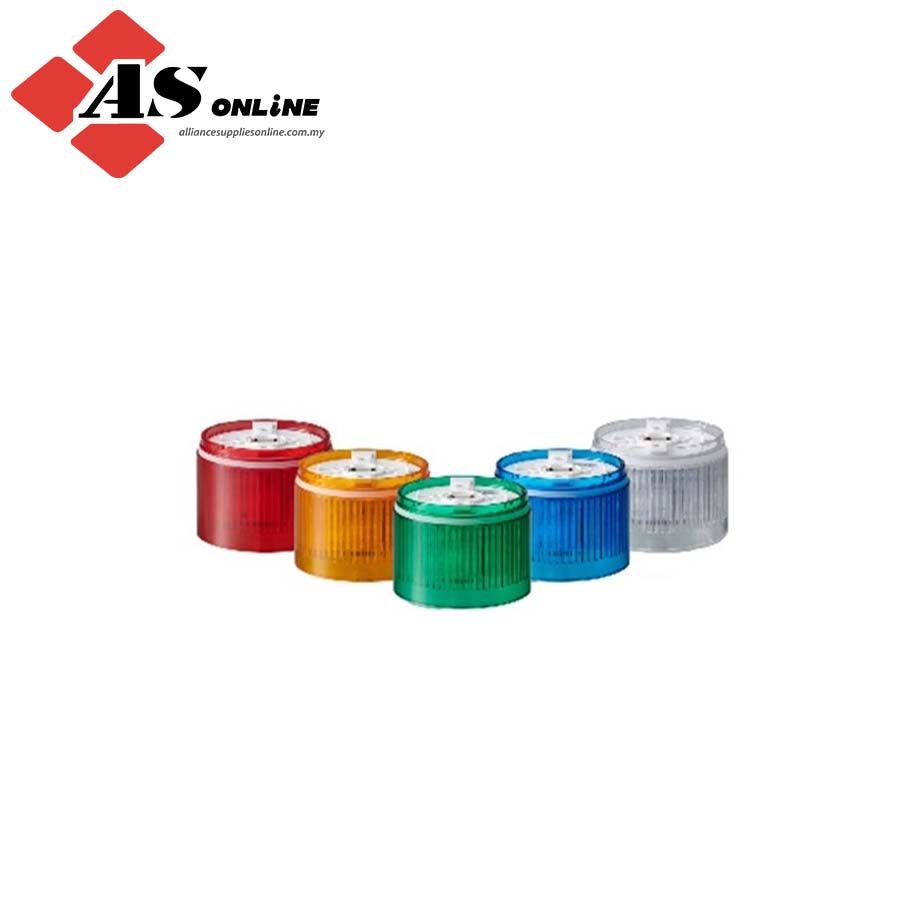PATLITE LR10-E Series Red Light Module, LED Bulb 24V dc, DC, IP69K / Model: ASRCLR10-E-R / LR10-E-R