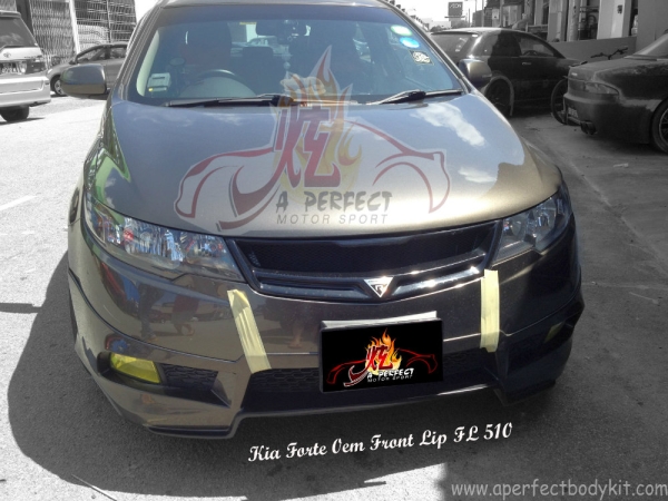 Kia Forte Oem Front Lip  Forte Kia Johor Bahru JB Malaysia Body Kits | A Perfect Motor Sport