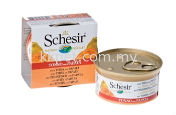 Schesir With Tuna And Papaya Schesir Cat Canned Food Kuala Lumpur (KL), Malaysia, Selangor, Setapak, Sungai Buloh, Gombak Supplier, Retailer, Supply, Supplies | KK Evrim Sdn Bhd