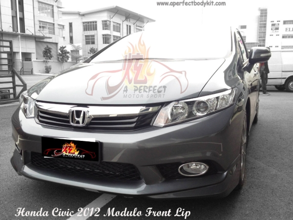 Honda Civic 2012 Modulo Front Lip  Civic 2012 Honda Johor Bahru JB Malaysia Body Kits | A Perfect Motor Sport