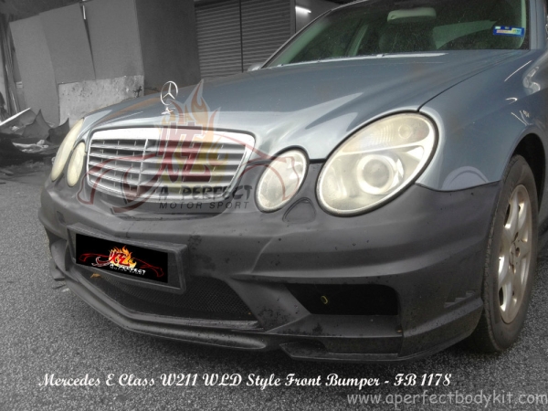 Mercedes E Class W211 WLD Style Front Bumper  E Class W211 Mercedes Johor Bahru JB Malaysia Body Kits | A Perfect Motor Sport