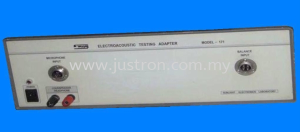 Sunlilab 171 ElectroAcoustic Testing Adapter Sunlilab Johor Bahru, JB, Malaysia Supply Supplier Suppliers | Justron Technology Sdn Bhd