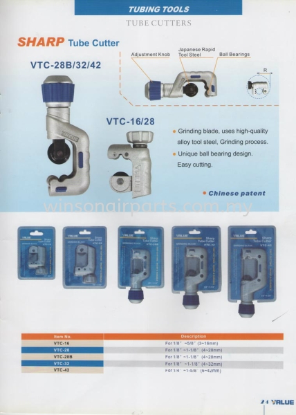 VTC - 28B / 32 / 42 Value Air - Cond Parts Skudai, Johor Bahru (JB), Malaysia. Suppliers, Supplies, Supplier, Repair | Winsonair Conditioning Sdn Bhd