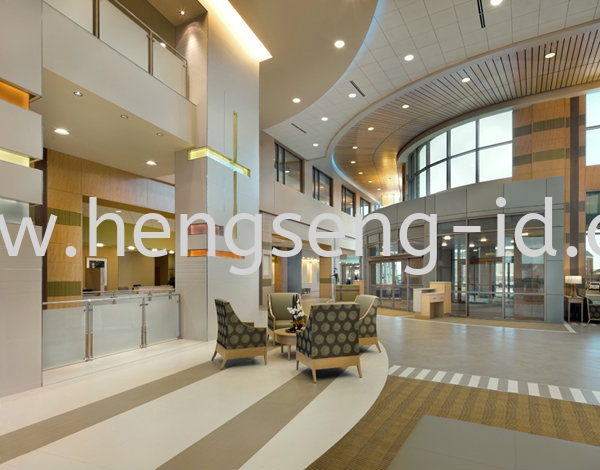 Lobby Desain Lobby Desain Perniagaan Reka Bentuk JB, Johor Bahru, Bandar Uda Utama Design, Service | Heng Seng Interior Design & Renovation