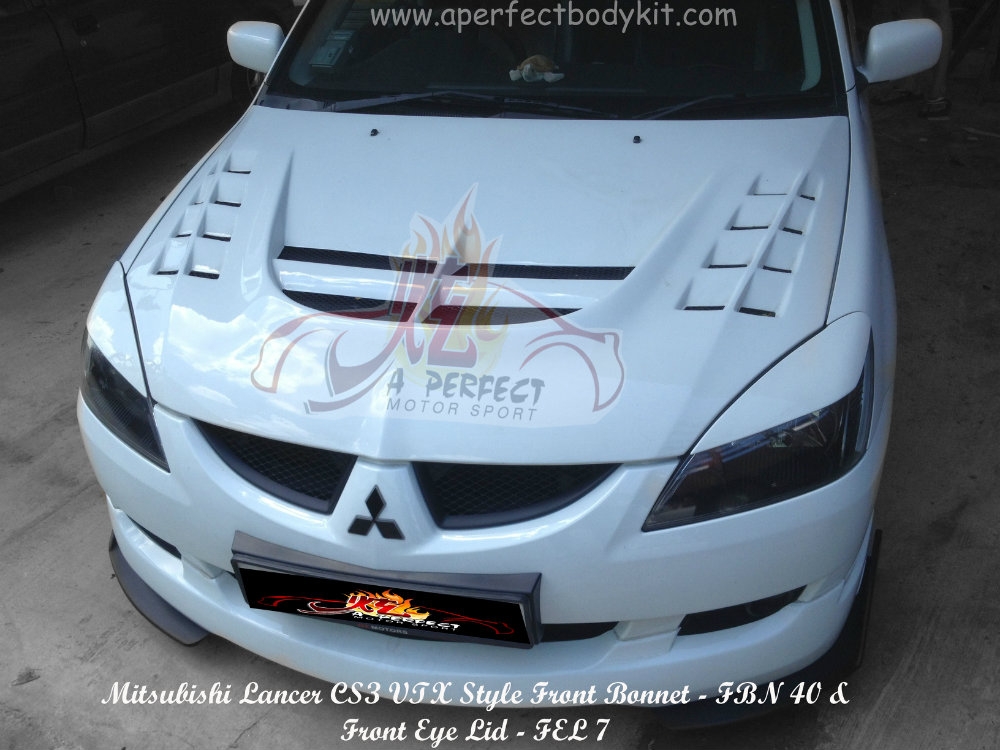 Mitsubishi Lancer CS3 VTX Style Front Bonnet Mitsubishi Lancer CS3 ...