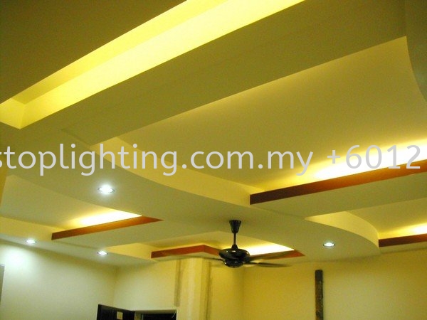 Cornice Cornice Design Mutiara Rini Johor Bahru JB Skudai Renovation | One Stop Lighting & Renovation