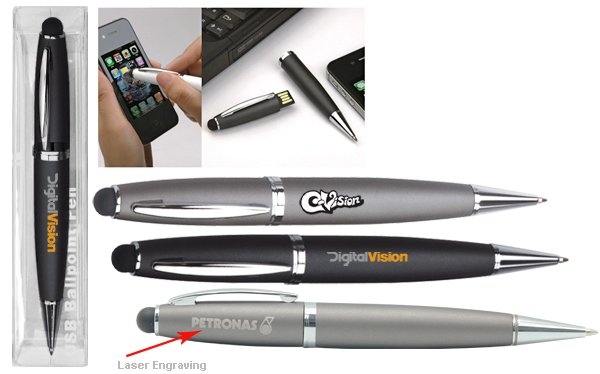 USB009 Flash Drive Ball Pen 4GB with Touch Screen Stylus USB IT Product Shah Alam, Selangor, KL, Kuala Lumpur, Malaysia Supply, Supplier, Suppliers | Infinity Avenue Resources Sdn Bhd