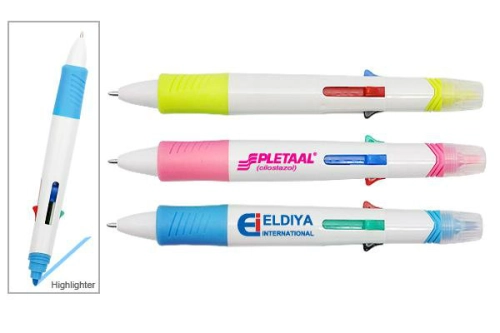 Multi Colour Pen with Highlighter (SMP003)