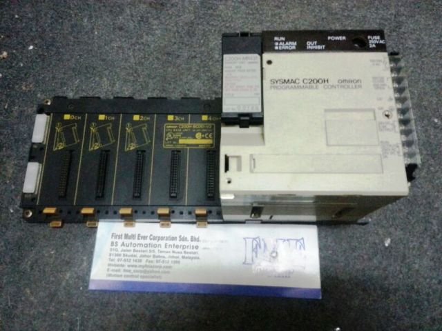 OMRON PLC SYSMAC C200H PROGRAMMABLE CONTROLLER C200H-BC051-V2